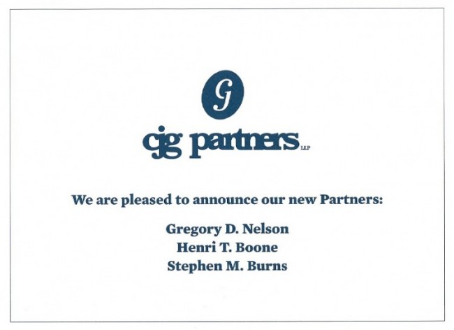 New Partners Announcement Bigger
